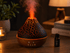 Diffuseur arôme Volcano Mist ultrasonique avec lumière LED – Portidiff