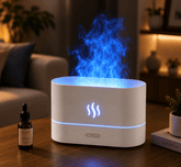 Diffuseur flamme USB humidificateur 7 LED bureau – Portidiff